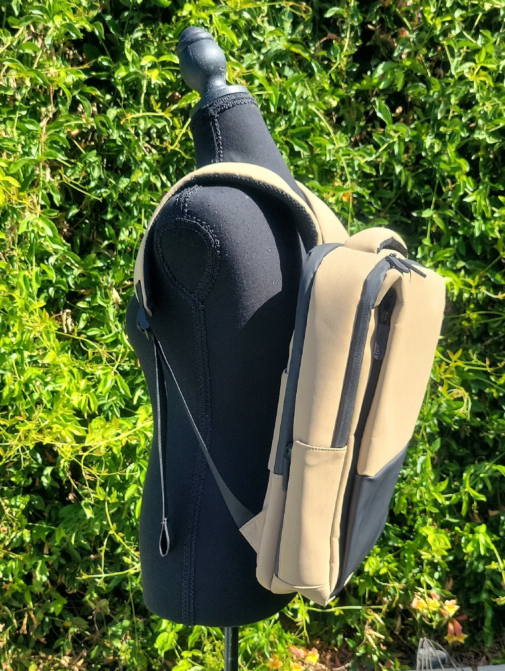Duchamp Rubberized Snow Minimalist Laptop Backpack